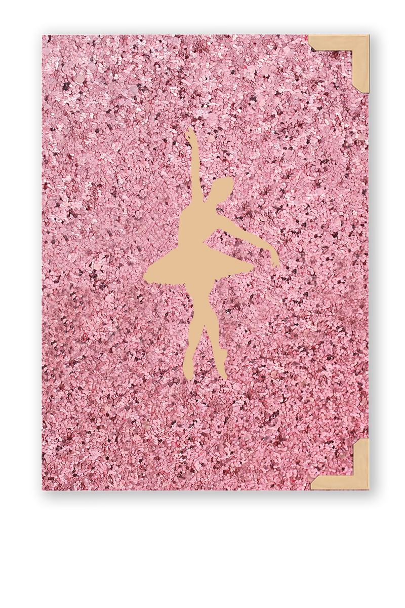 Bíblia Glitter Rosa Bailarina